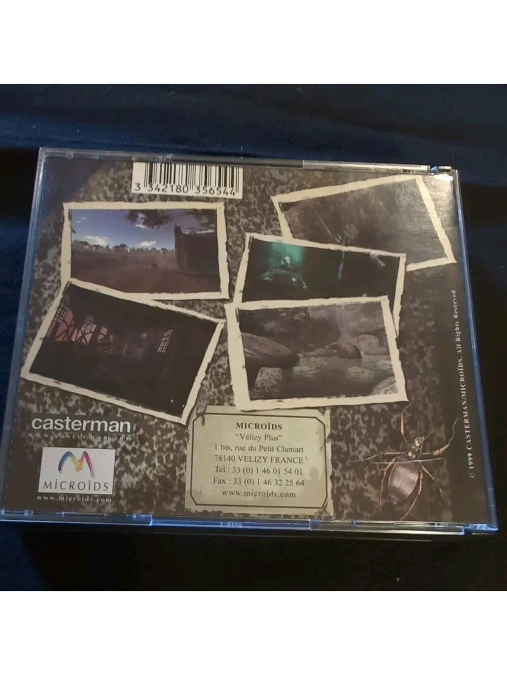 Amerzone: The Explorer's Legacy 4-Disc CD-ROM PC Game 1999 Casterman/Microids